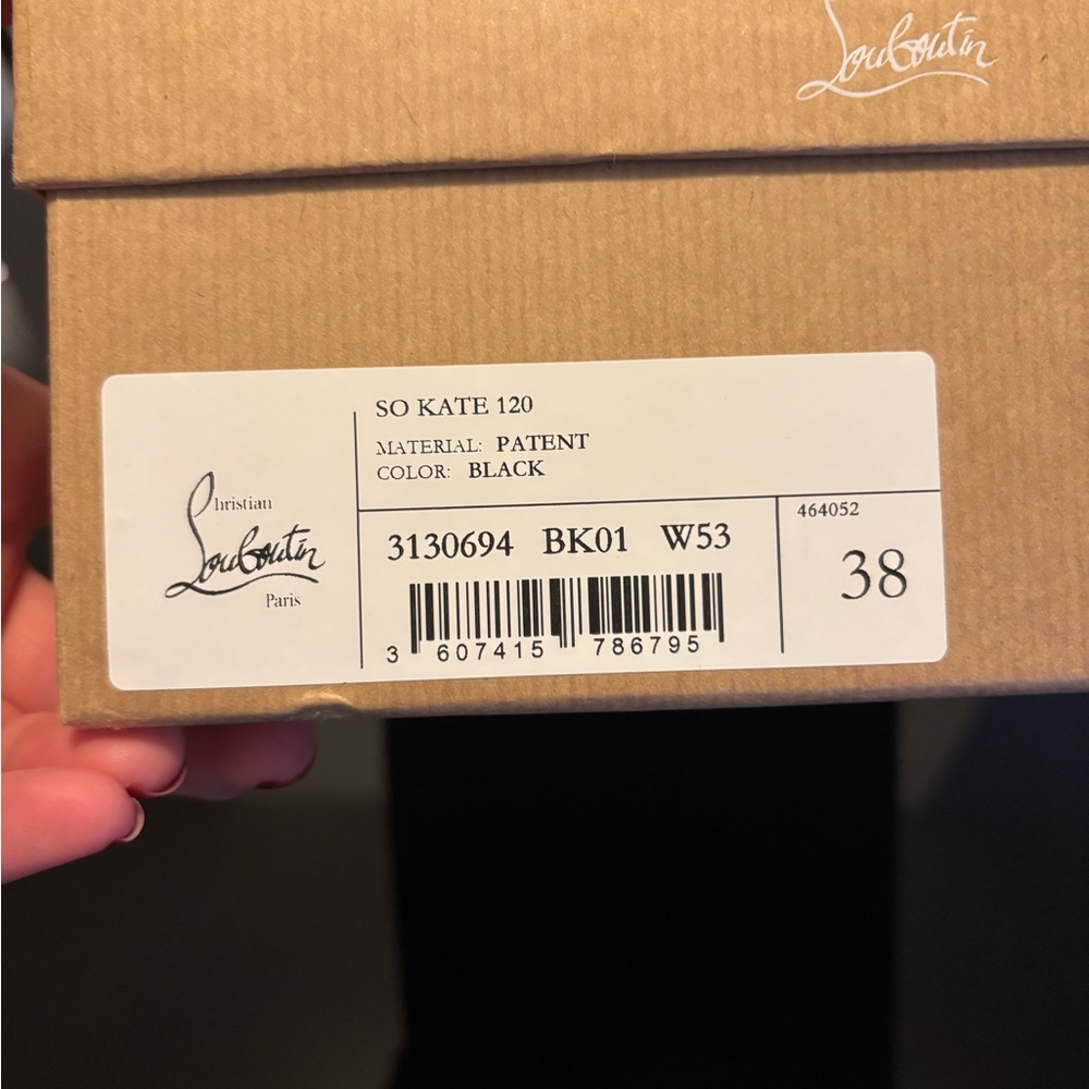 Christian Louboutin So KateBlack Patent Pointed Toe Pumps - Picture 3 of 9